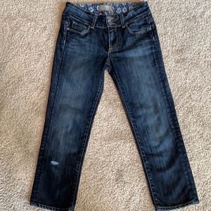 Paige jeans sz 25 capris almost 23” long